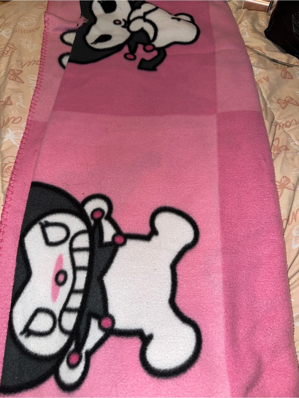 Kuromi Character Fleece Blanket - Cartoon